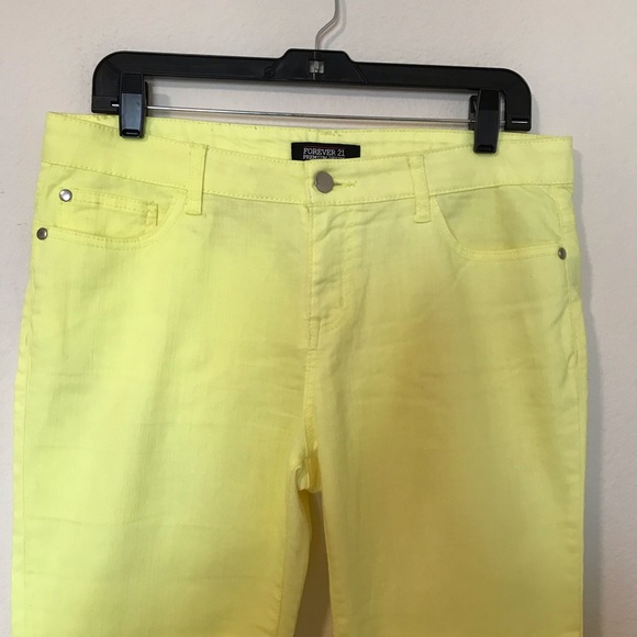 Yellow Capri Jeans by Forever 21 - Picture 2 of 5